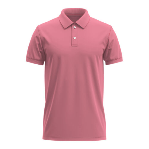 Men's Polo T-Shirt (Mars Fabric) - Baby Pink