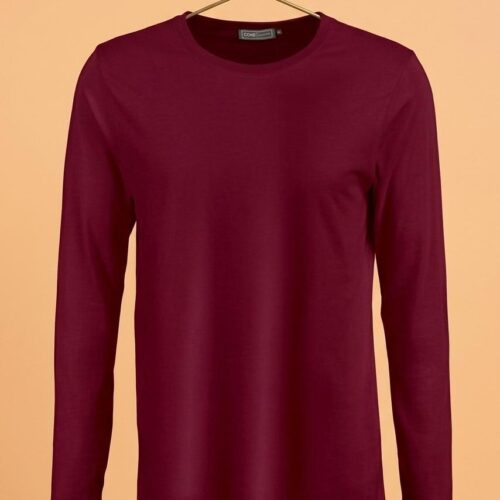 WhatsApp Image 2026-04-02 at 10.57.47 AM Round Neck Full Sleeve(100% Cotton Single Jersey) - Maroon