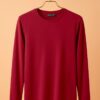 WhatsApp Image 2026-04-02 at 10.58.29 AM Round Neck Full Sleeve(100% Cotton Single Jersey) - Red