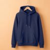 Men’s Hoodie(100% Cotton Fleece) – Navy