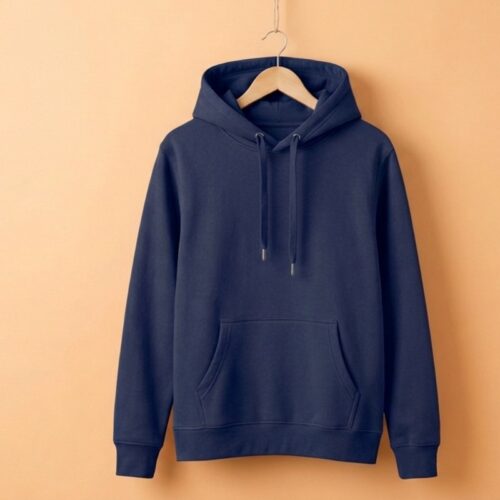 WhatsApp Image 2026-04-02 at 12.50.07 PM Men’s Hoodie(100% Cotton Fleece) – Navy