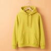 Men’s Hoodie(100% Cotton Fleece) – Yellow