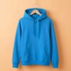 Men’s Hoodie(100% Cotton Fleece) – Sky Blue