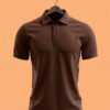 WhatsApp Image 2026-04-04 at 11.09.16 AM Men's Polo (100% Cotton Airtex) 220 GSM - Brown