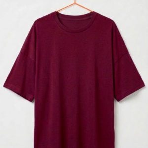 Oversizesed(100% Single Jersey) – Maroon
