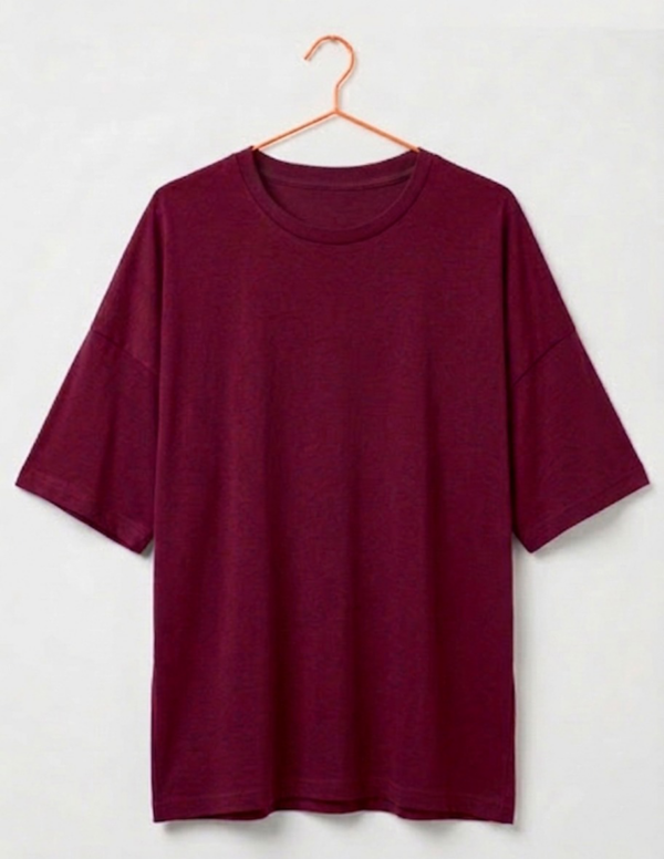 Oversizesed(100% Single Jersey) – Maroon