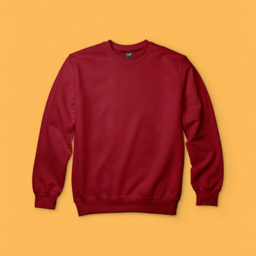 WhatsApp Image 2026-04-06 at 4.52.32 PM (3) Women's Sweatshirt – OE French Terry– 240 GSM –Red