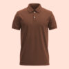 Men's Polo T-Shirt (Mars Fabric) - Brown