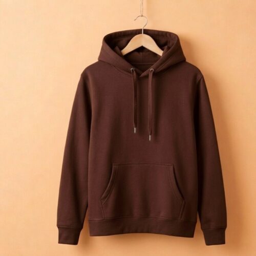 image Men’s Hoodie(100% Cotton Fleece) – Brown