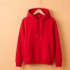 Men’s Hoodie(100% Cotton Fleece) – Red