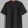 Drop Shoulder(OE Single Jersey) - Black