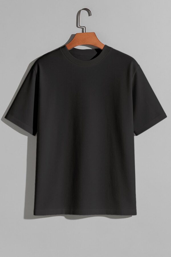 Drop Shoulder(OE Single Jersey) - Black
