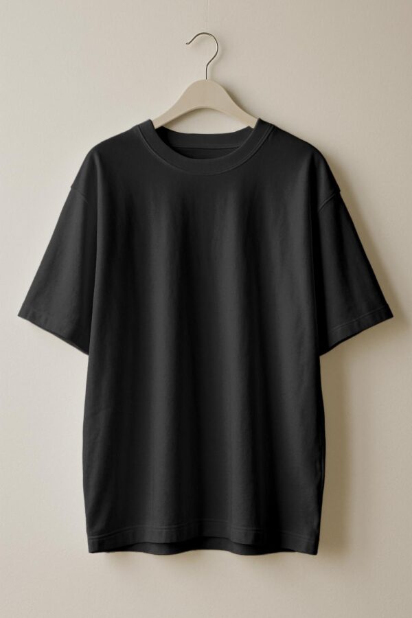 Oversizesed(100% French Terry)-Black