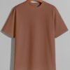 Drop Shoulder(OE Single Jersey)- Brown