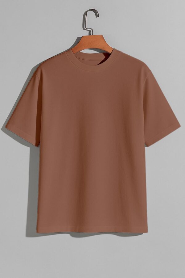 Drop Shoulder(OE Single Jersey)- Brown