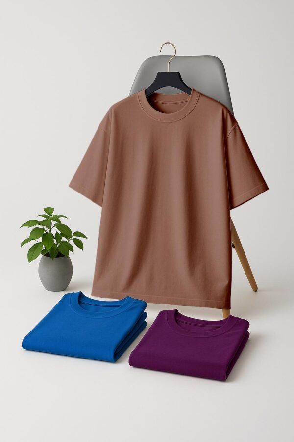 Oversizesed(100% Single Jersey) –Brown