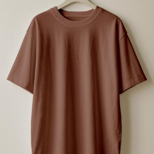 Oversizesed(100% French Terry)-Brown