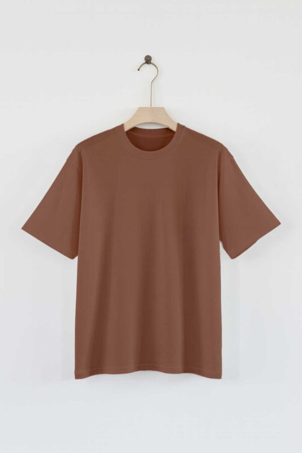Drop Shoulder(OE French Terry) – Brown