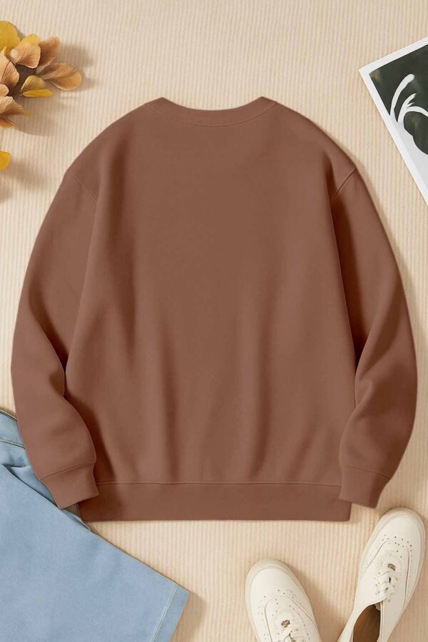 Mens Sweatshirt – OE French Terry – 240 GSM – Brown