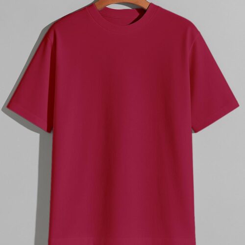 Drop Shoulder(OE Single Jersey)- Maroon