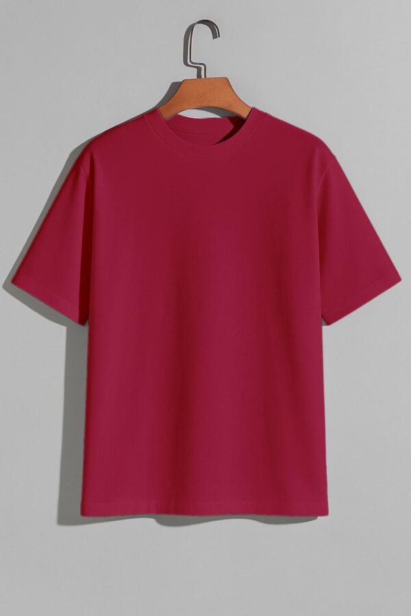 Drop Shoulder(OE Single Jersey)- Maroon