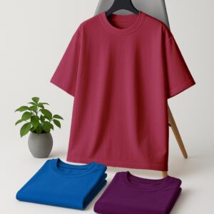 Oversizesed(100% Single Jersey) – Maroon