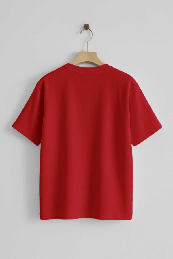 Drop Shoulder(OE French Terry) – Red