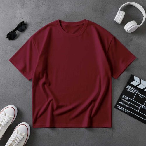 Oversizesed(OE French Terry)- Maroon