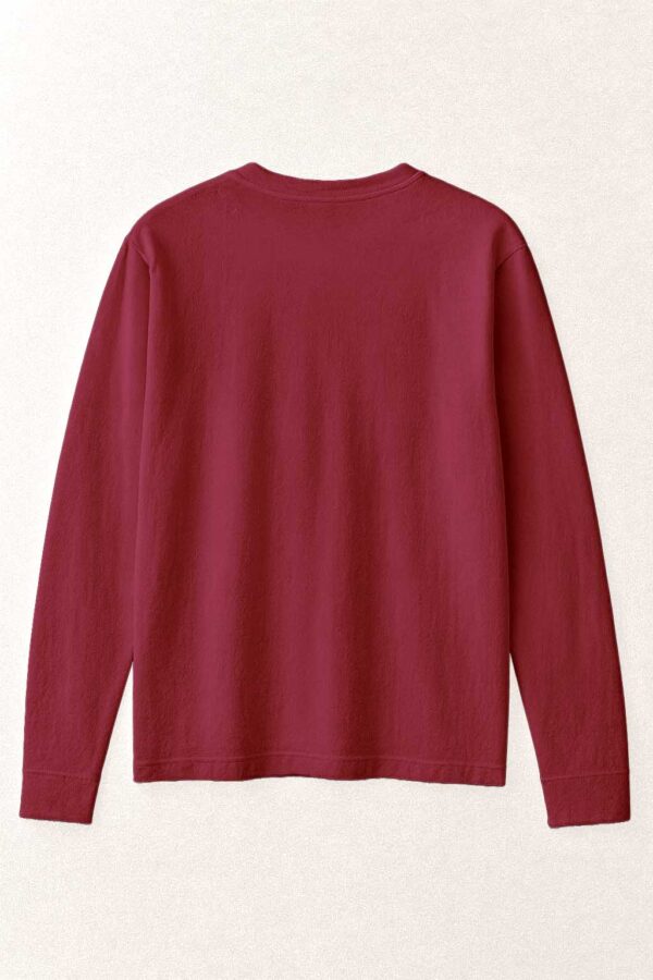 Round Neck Full Sleeve (OE Single Jersey) - Maroon