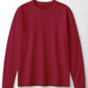 Round Neck Full Sleeve (OE Single Jersey) - Maroon