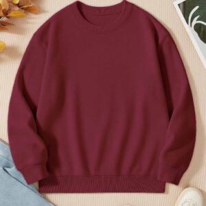 Mens Sweatshirt – OE French Terry – 240 GSM – Maroon