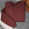 Mens Sweatshirt – 100% Cotton French Terry – 240 GSM – Maroon