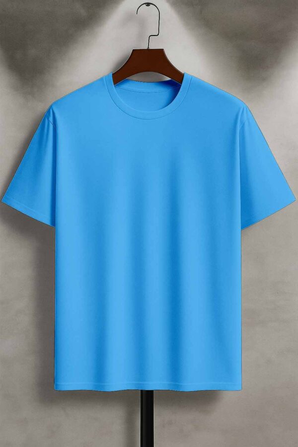 Drop Shoulder(OE French Terry) – Sky Blue