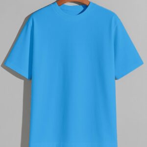 Drop Shoulder(OE Single Jersey) - Sky Blue