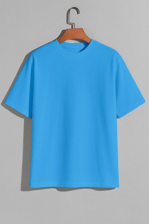 Drop Shoulder(OE Single Jersey) - Sky Blue
