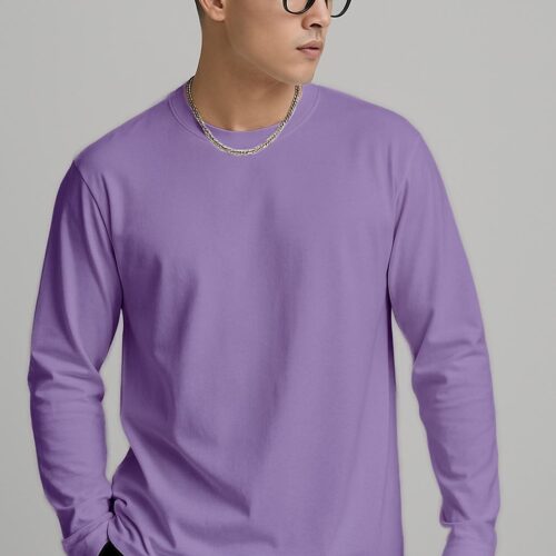 Round Neck Full Sleeve (OE Single Jersey) – Lavender
