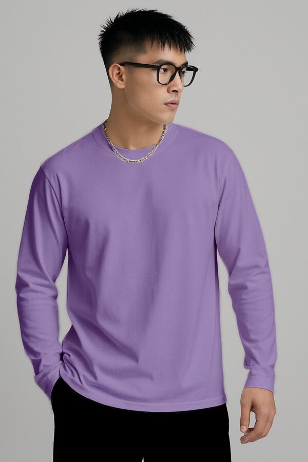 Round Neck Full Sleeve (OE Single Jersey) – Lavender