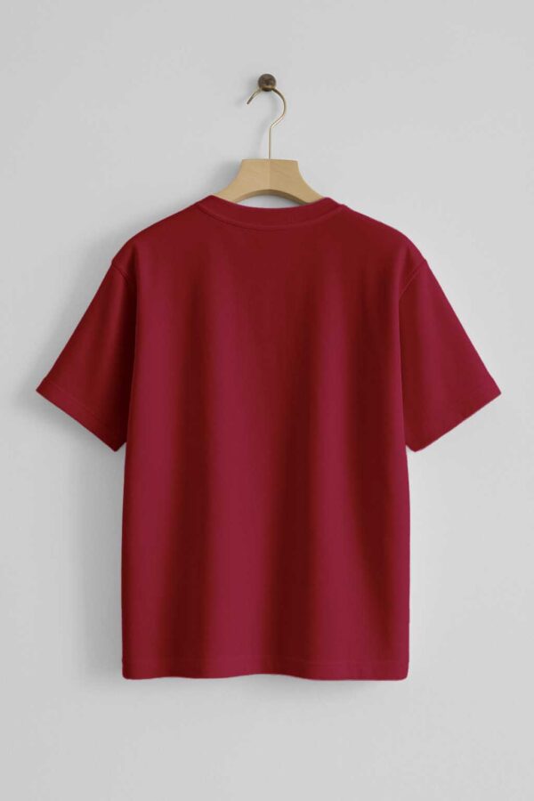 Drop Shoulder(OE French Terry) – Maroon