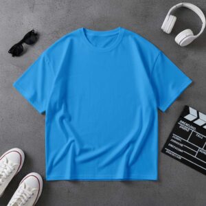 Oversizesed(OE French Terry)- Sky Blue