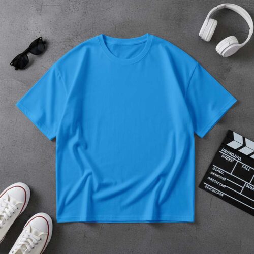 Oversizesed(OE French Terry)- Sky Blue