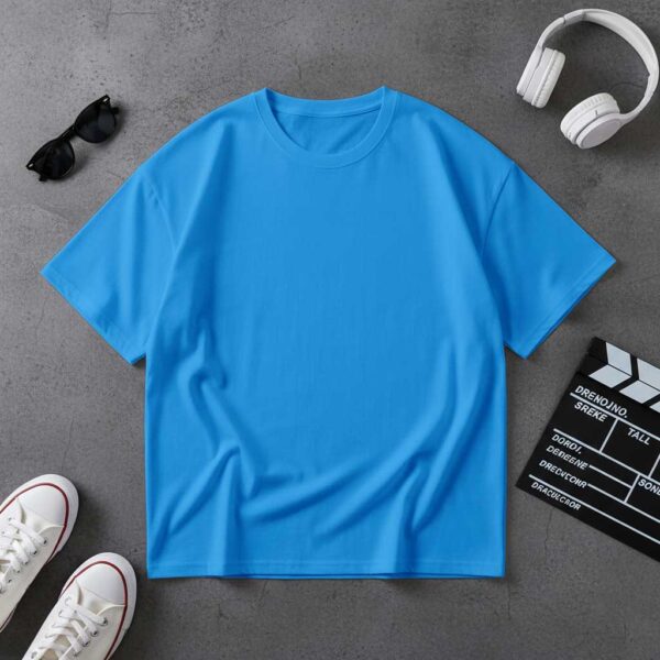 Oversizesed(OE French Terry)- Sky Blue