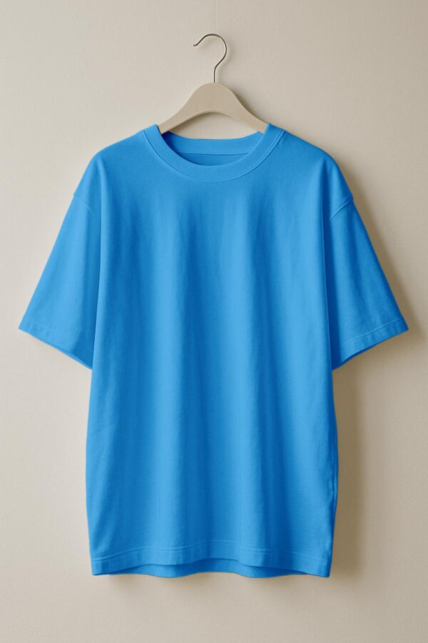 Oversizesed(100% French Terry)- Sky Blue