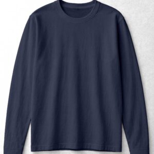 Round Neck Full Sleeve (OE Single Jersey) - Navy
