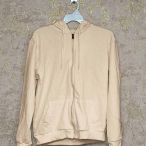 Hoodie With Zip (100% Cotton Fleece) – Sandal