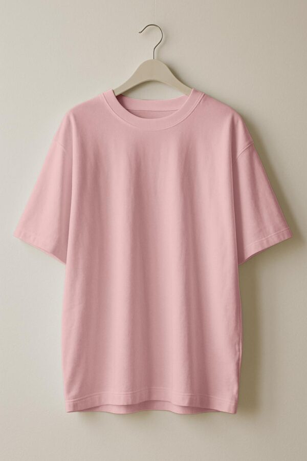 Oversizesed(100% French Terry)- Baby Pink