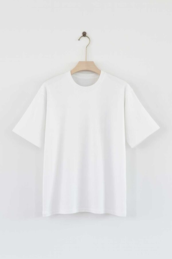 Drop Shoulder(OE French Terry) – White