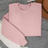 Mens Sweatshirt – 100% Cotton French Terry – 240 GSM – Baby Pink