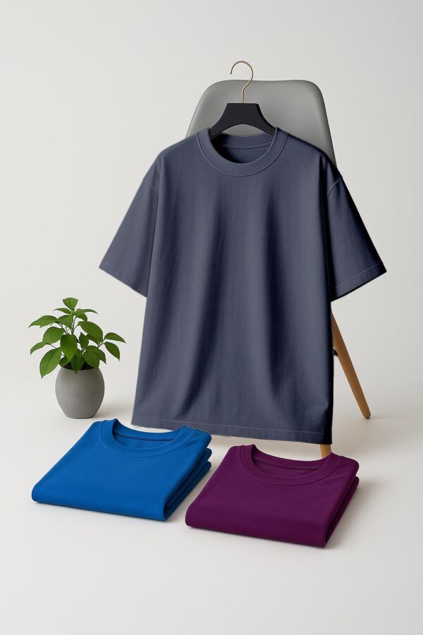 Oversizesed(100% Single Jersey) – Navy
