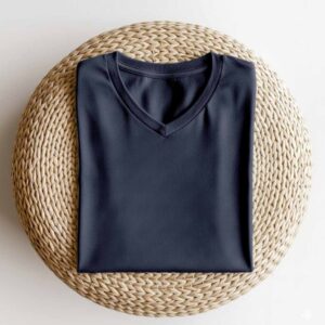V Neck(OE  Single Jersey) –Navy