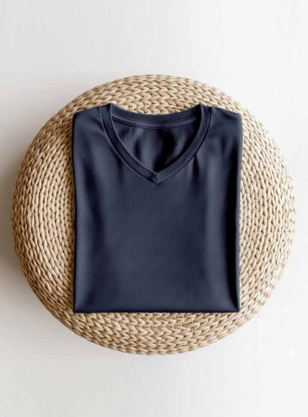 V Neck(OE  Single Jersey) –Navy